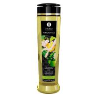 Органическое массажное масло Shunga ORGANICA – Exotic green tea (240 мл) с витамином Е